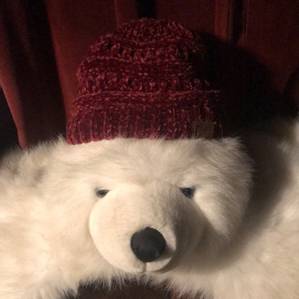 CC Exclusives 100% Polyester Plush Beanie